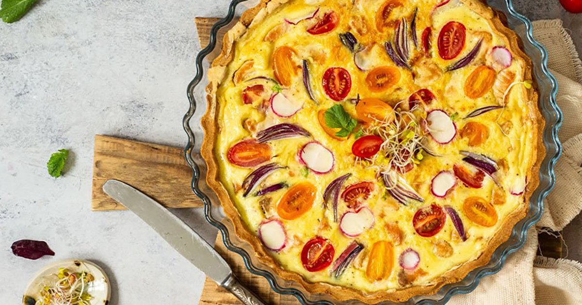 Trout quiche | Kikkoman