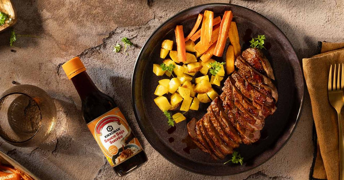 Sweet soy-glazed duck breast | Recipe | Kikkoman