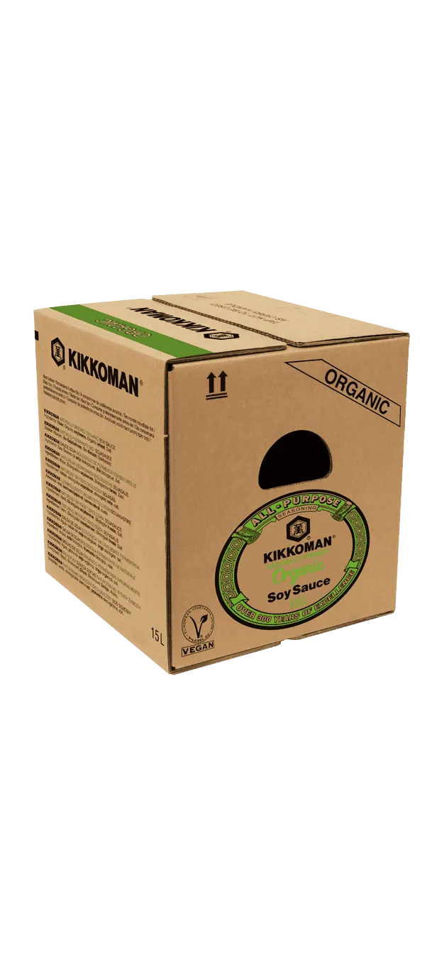 Kikkoman Naturally Brewed Organic Soy Sauce 15 L carton