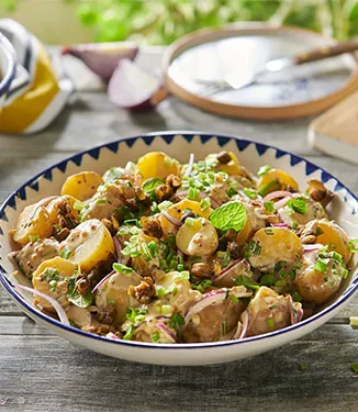 Potato Salad with Fried Capers