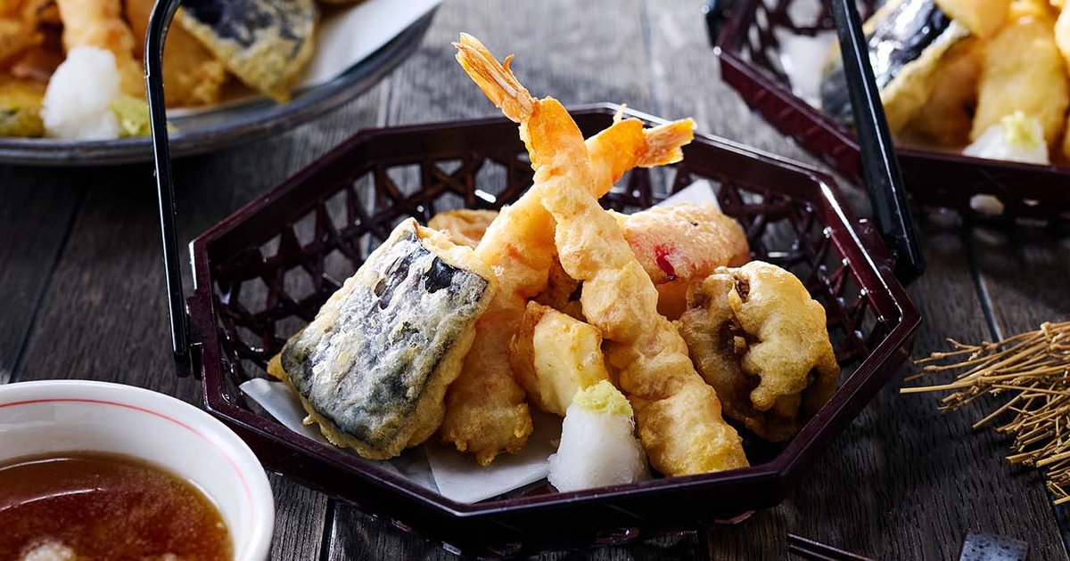 Tempura with seafood and vegetables | Kikkoman