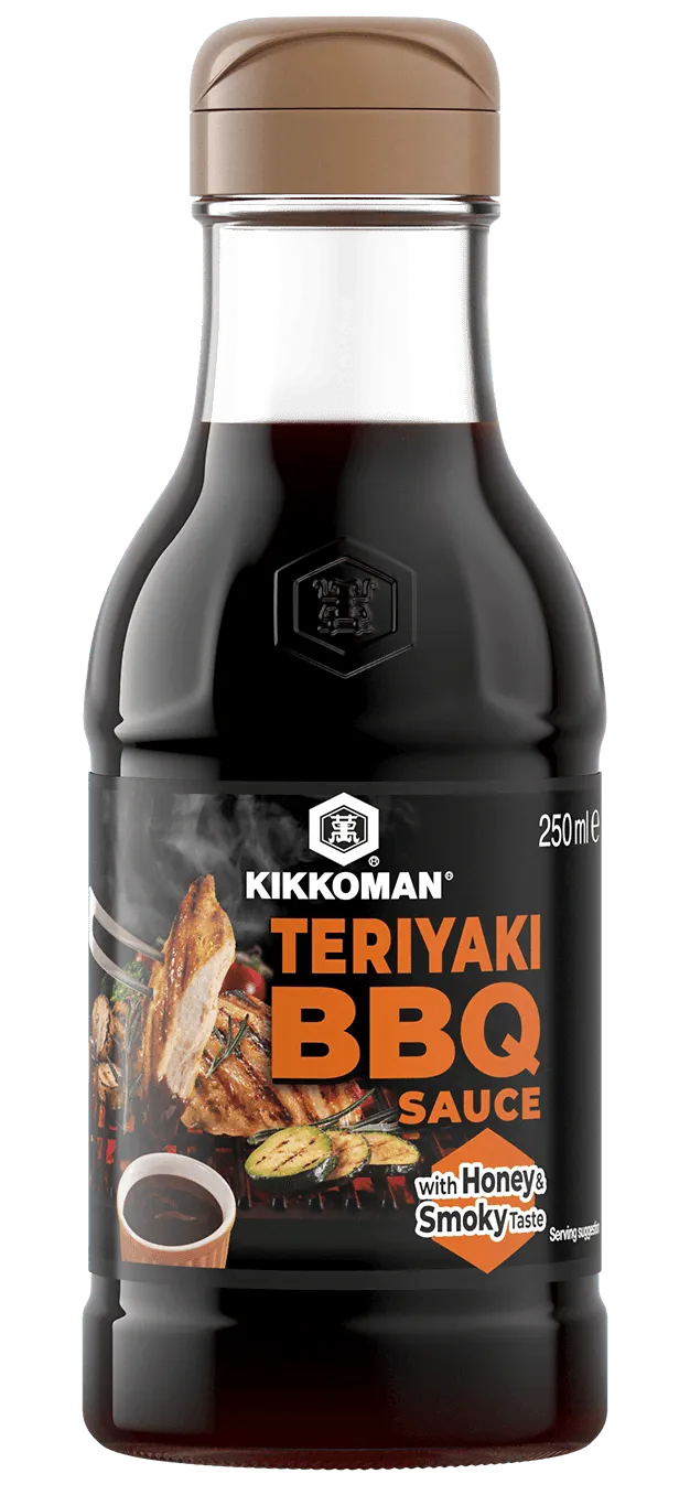Kikkoman Teriyaki BBQ Sauce with Honey & Smoky Taste 250 ml bottle