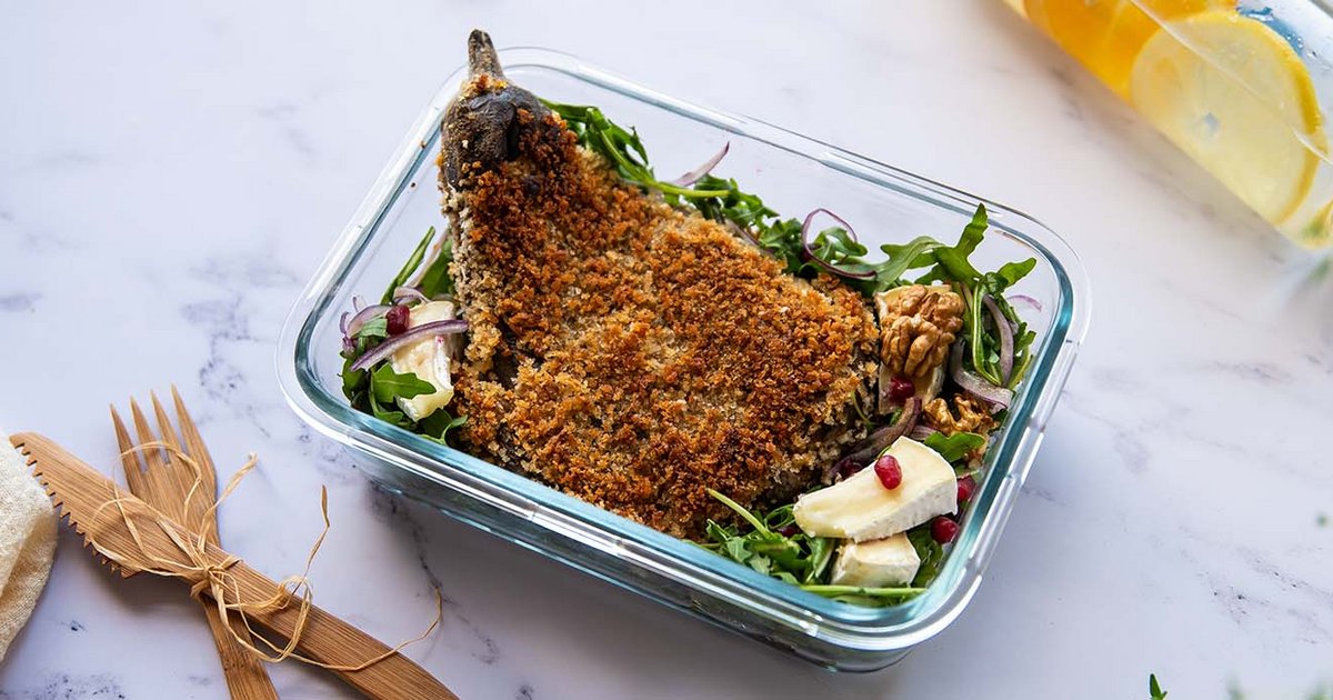 Crispy aubergine & camembert salad | Recipe | Kikkoman