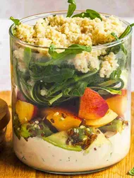 Zesty avocado-nectarine summer salad
