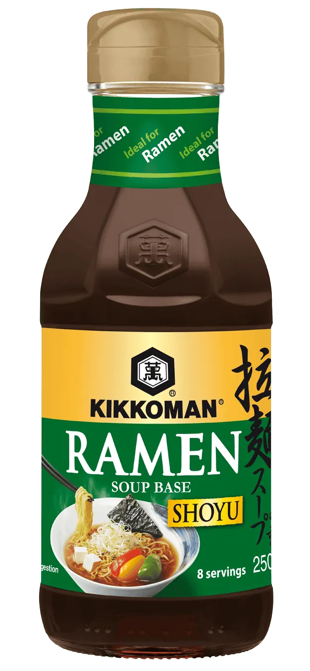 Kikkoman Concentrated Ramen Noodle Soup Base  - Shoyu (Soy Sauce) Flavour 250 ml bottle