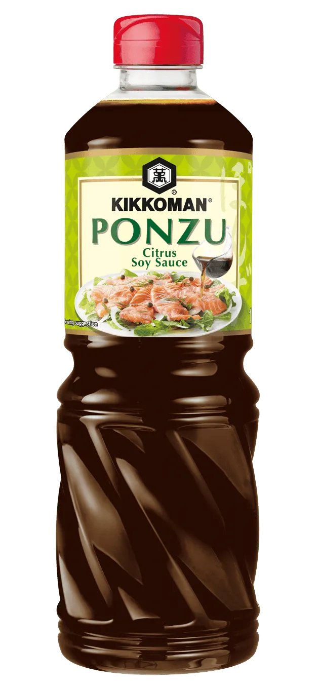 Kikkoman Ponzu Citrus Seasoned Soy Sauce - Lemon 1 L PET