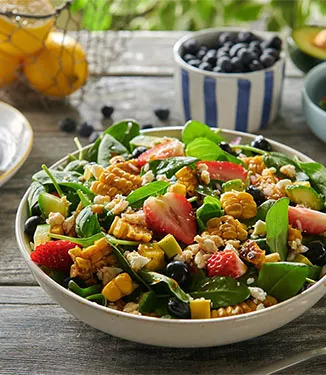 Sweetcorn Feta & Berry Salad