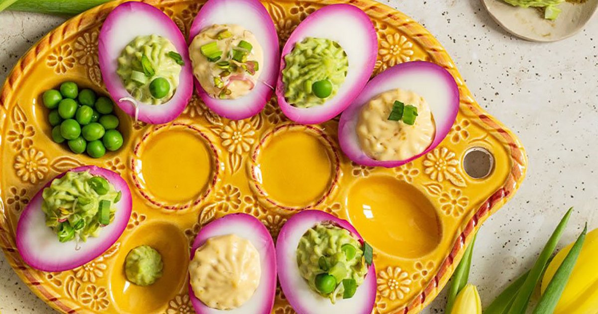 Stuffed beetroot eggs | Kikkoman