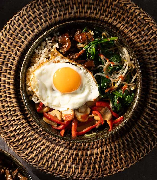 Korean bibimbap