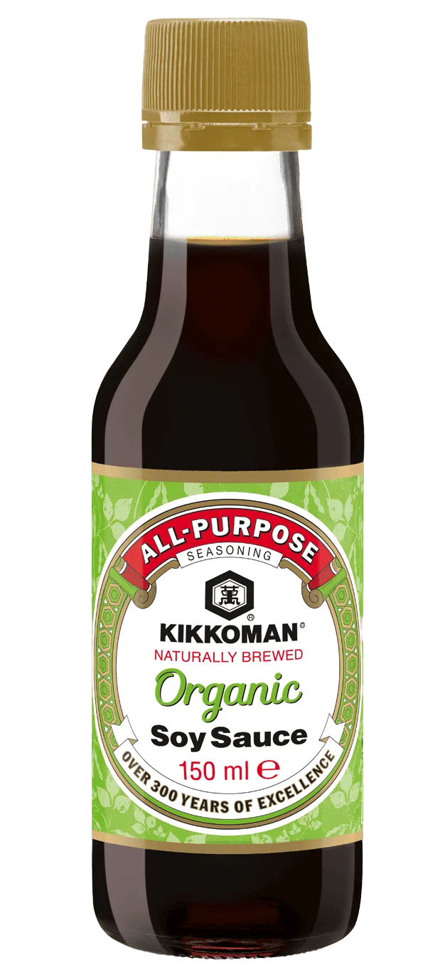 Kikkoman Naturally Brewed Organic Soy Sauce 150 ml bottle