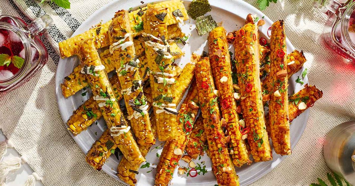 Sweetcorn duo: teriyaki & soy butter ribs | Kikkoman