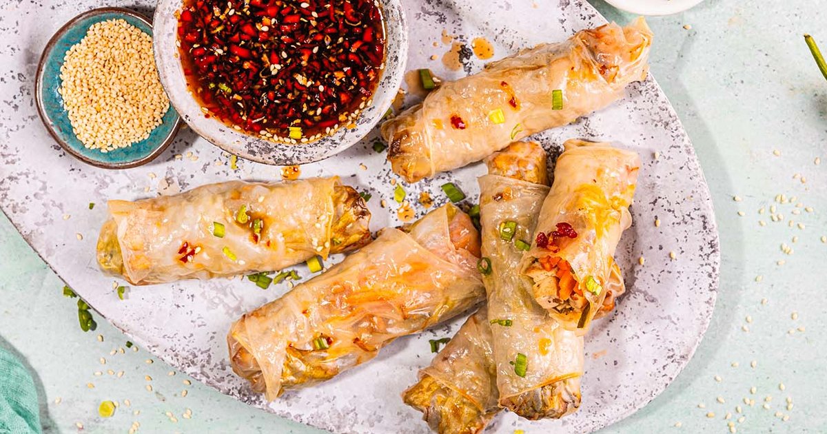 Crispy tofu summer rolls | Kikkoman