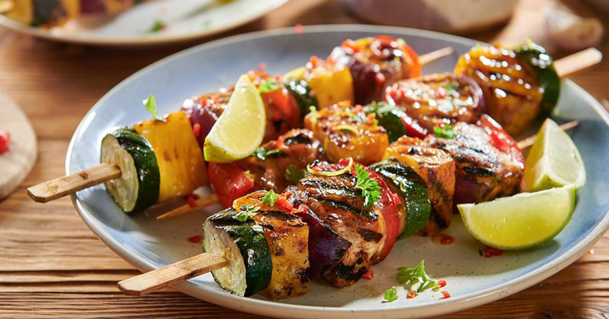 Fruity Chicken Skewers | Kikkoman