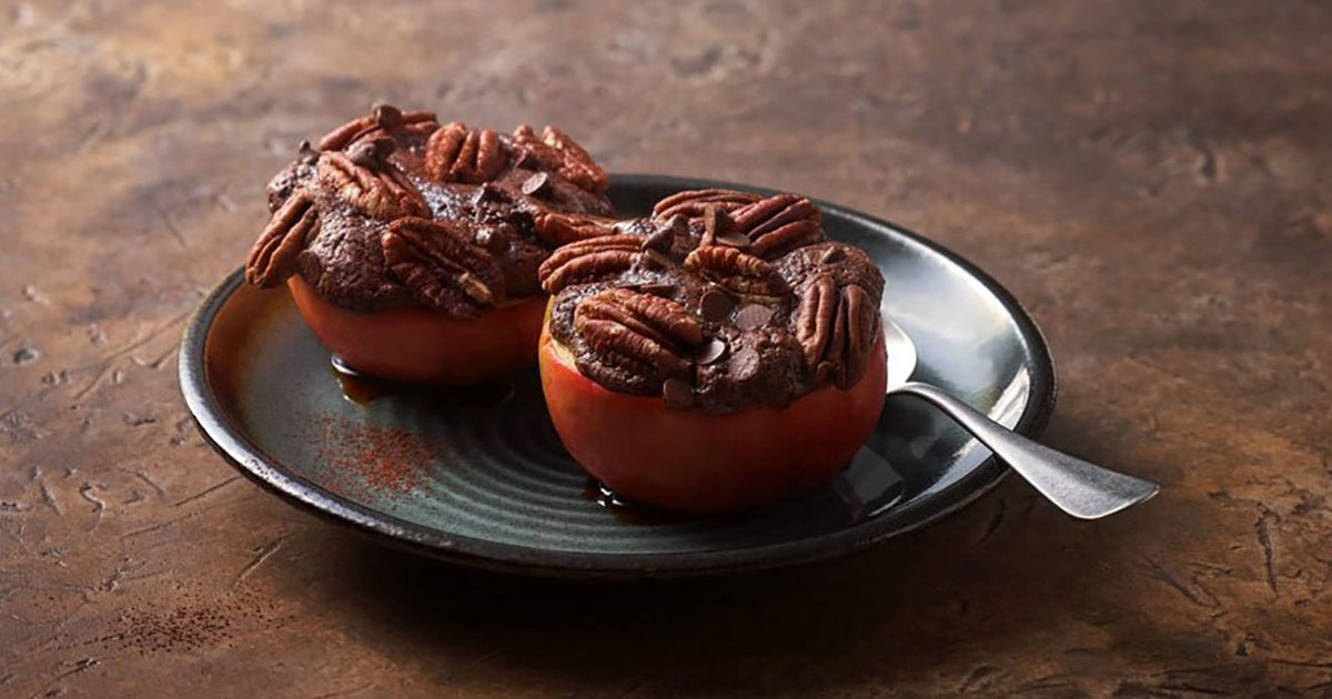 Chocolate-filled apples | Kikkoman