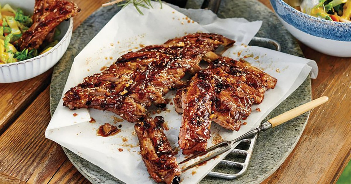 Desert Ribs Barbecued Oriental Sweet and Sour Spare Ribs | Recipe | Kikkoman