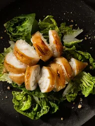 Teriyaki squid stuffed with sushi rice