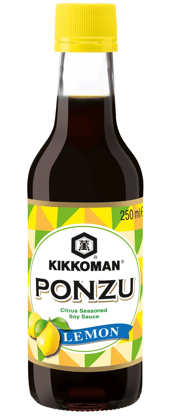 Kikkoman Ponzu Citrus Seasoned Soy Sauce - Lemon 250 ml bottle