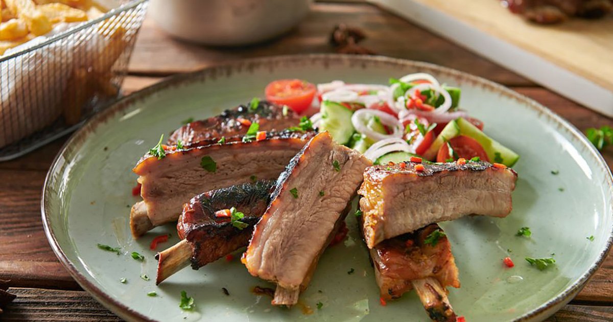 Spiced Apple & Soy Ribs | Kikkoman
