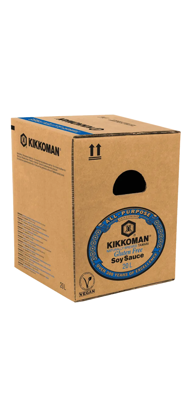 Kikkoman Naturally Brewed Tamari Gluten free Soy Sauce 20 L carton
