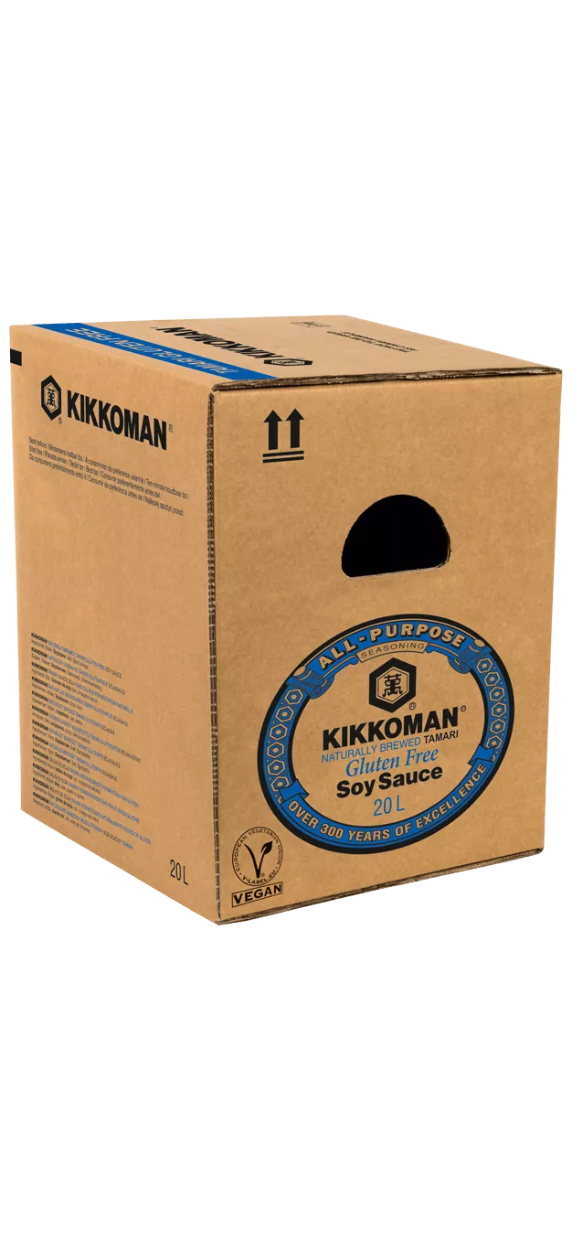 Kikkoman Naturally Brewed Tamari Gluten free Soy Sauce 20 L carton