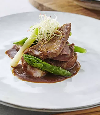 Easy Pork steaks with Asian ginger sauce