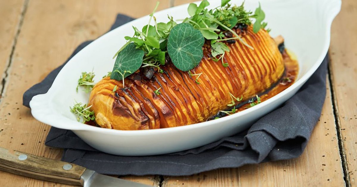 Hasselback Butternut Squash | Kikkoman