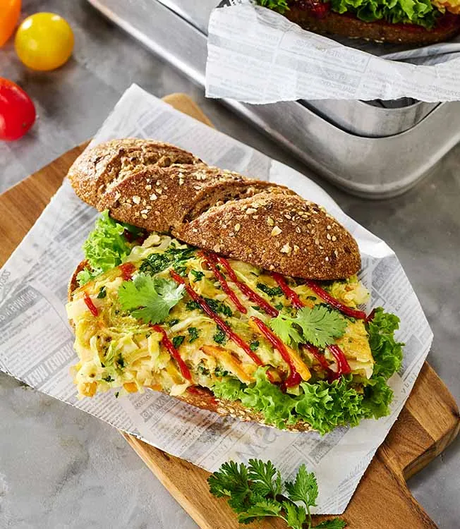Gilgeori toast (street food sandwich)