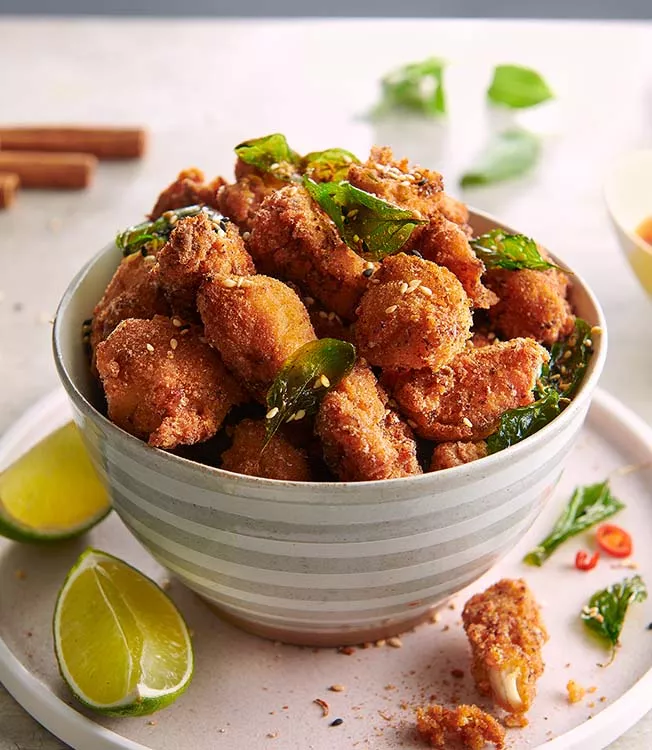 Spiced Chicken Popcorn