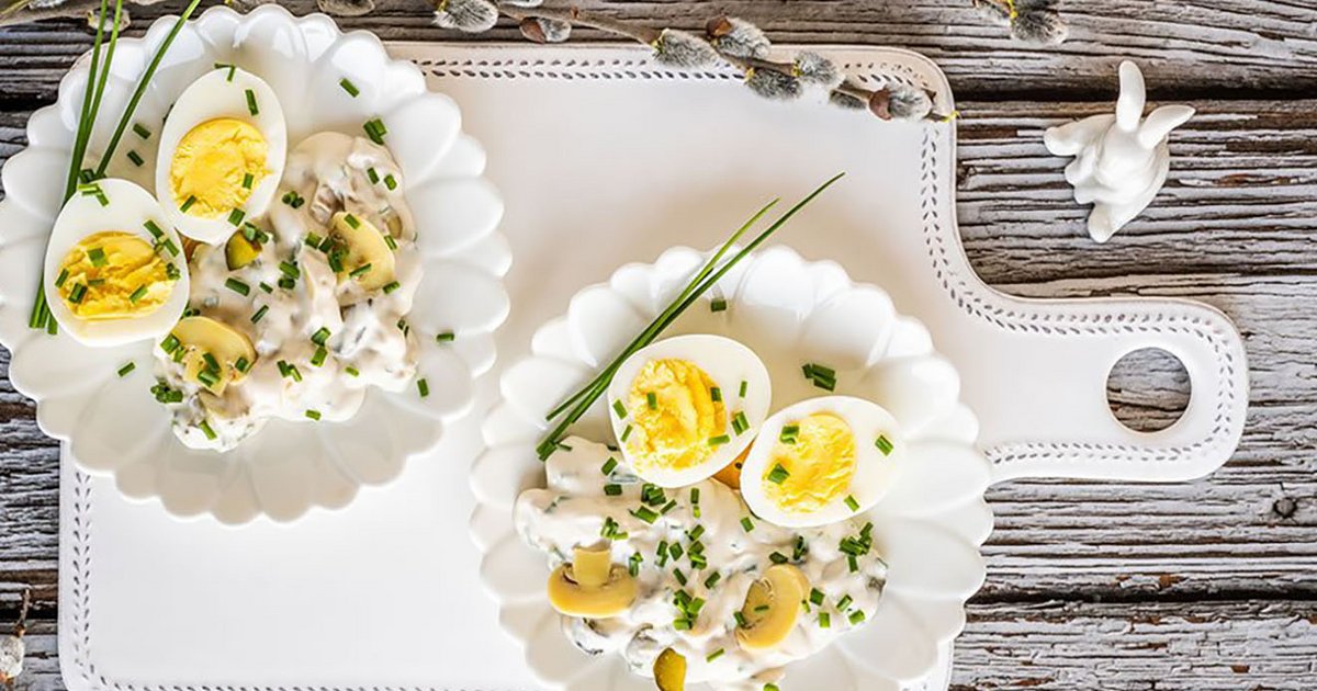 Eggs with tartar sauce Kikkoman