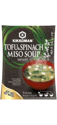 Kikkoman Instant Miso Soup with Tofu and Spinach