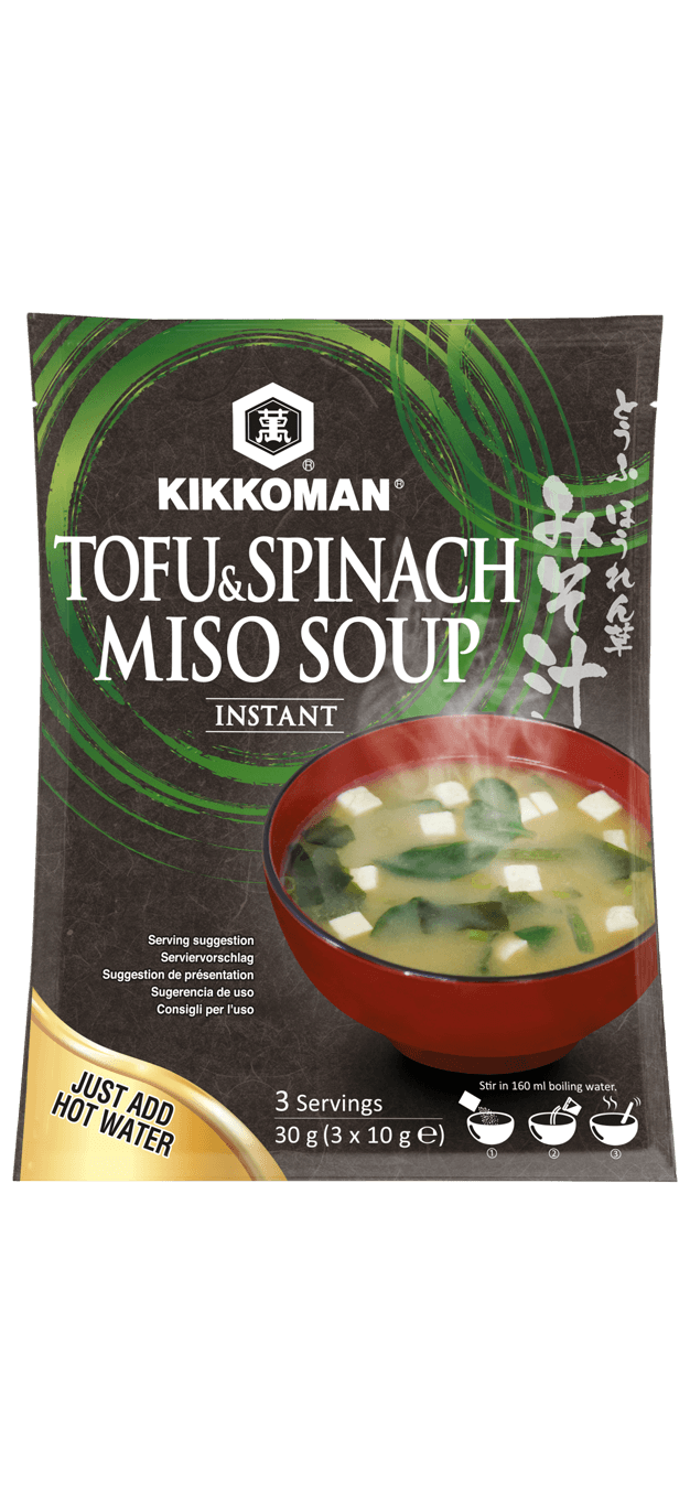 Kikkoman Instant Miso Soup with Tofu and Spinach Kikkoman