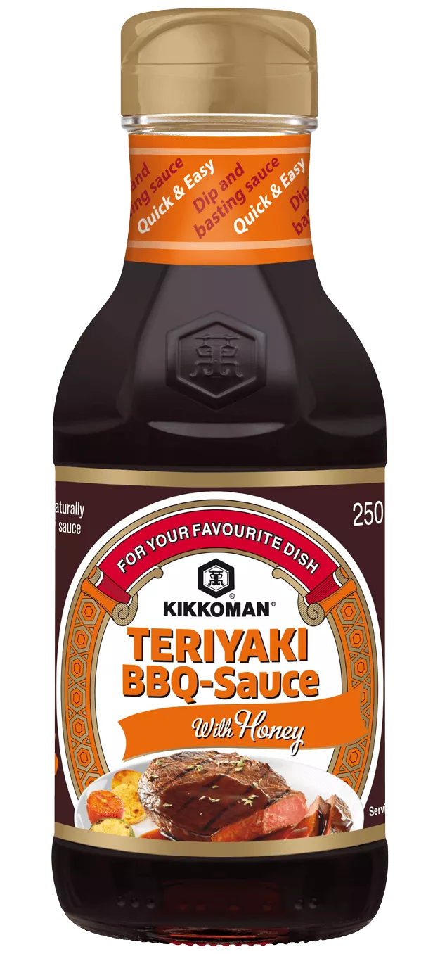 Kikkoman Teriyaki BBQ-Sauce with Honey 250 ml bottle