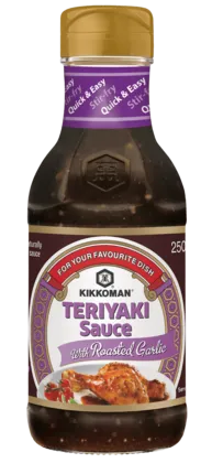 Kikkoman Teriyaki Sauce with Roasted Garlic