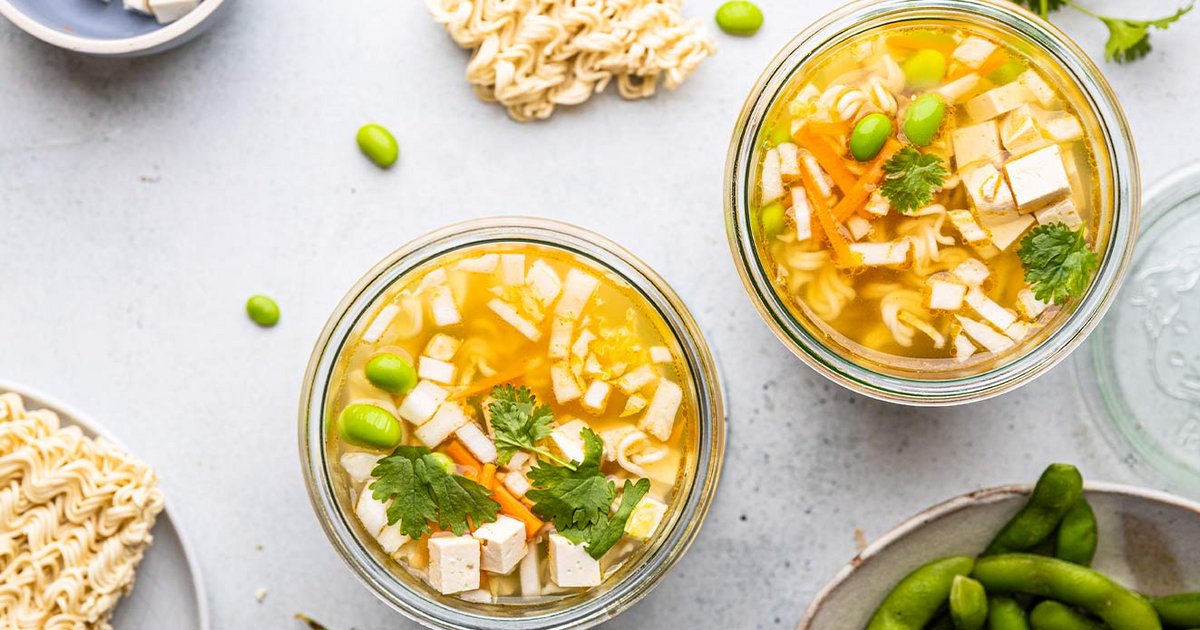 Ramen in a jar | Recipe | Kikkoman