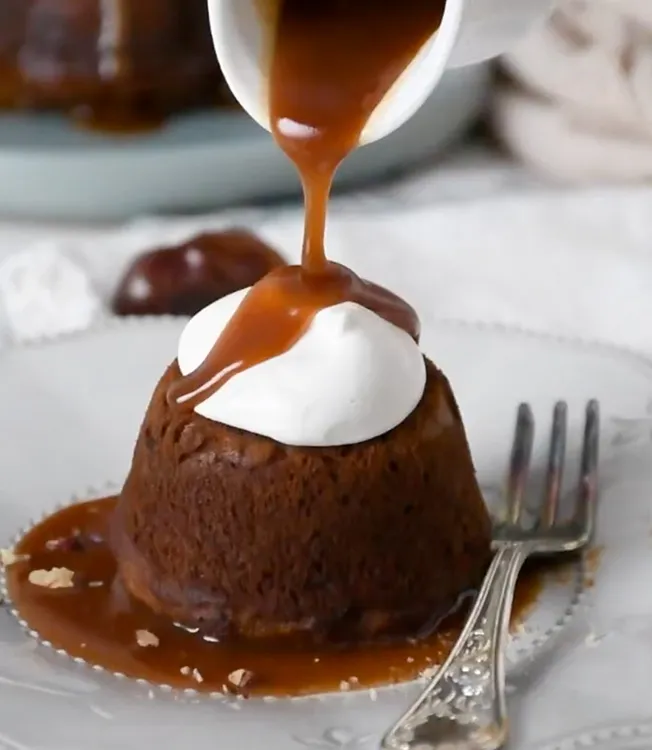 Sticky Soy Toffee Pudding