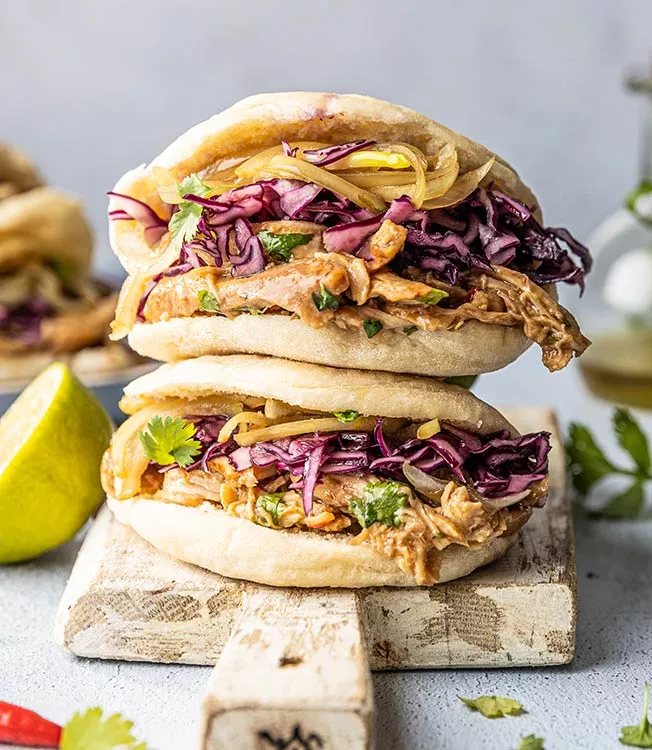Chinese-inspired teriyaki chicken burger