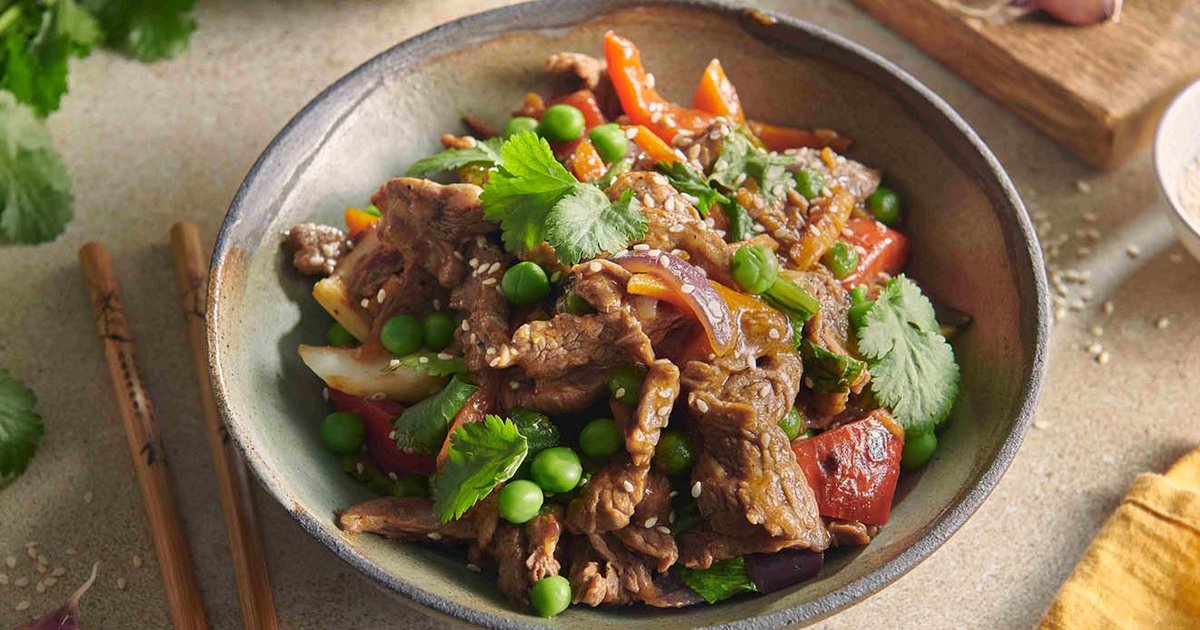 Spicy beef stir-fry | Kikkoman