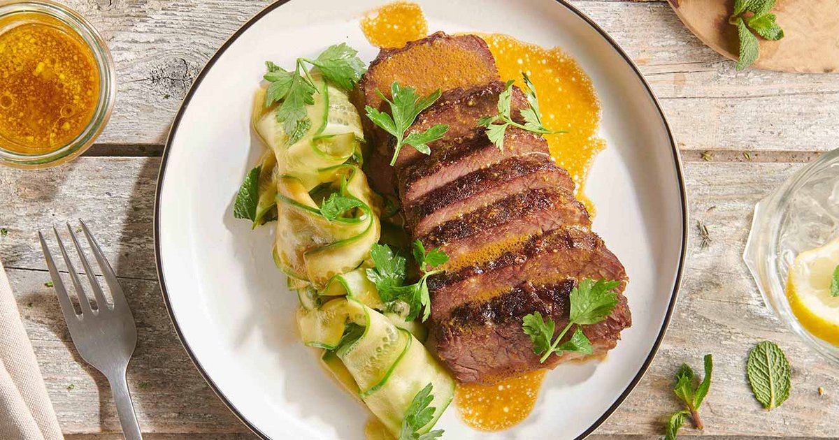 Beef brisket with soy and Middle Eastern spice rub | Recipe | Kikkoman