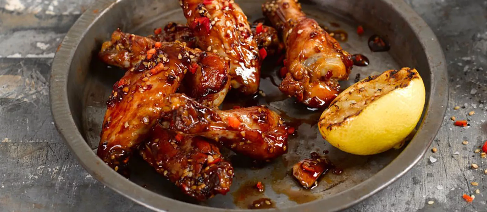 Soy Chilli Caramel Chicken Wings