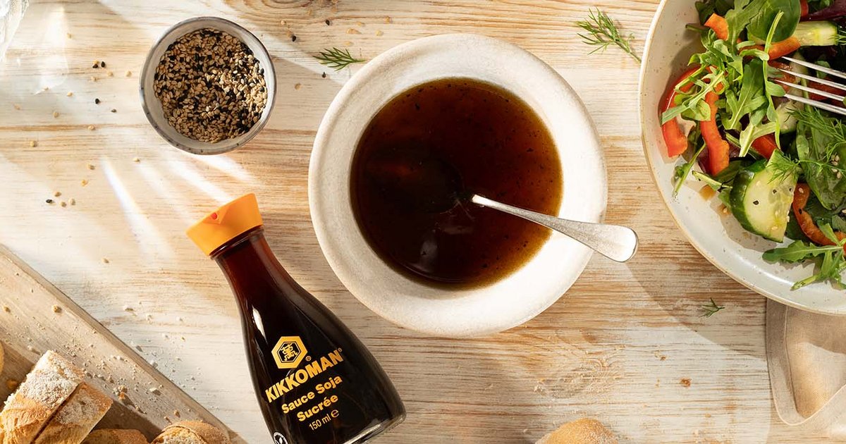 Sweet soy sesame vinaigrette | Kikkoman