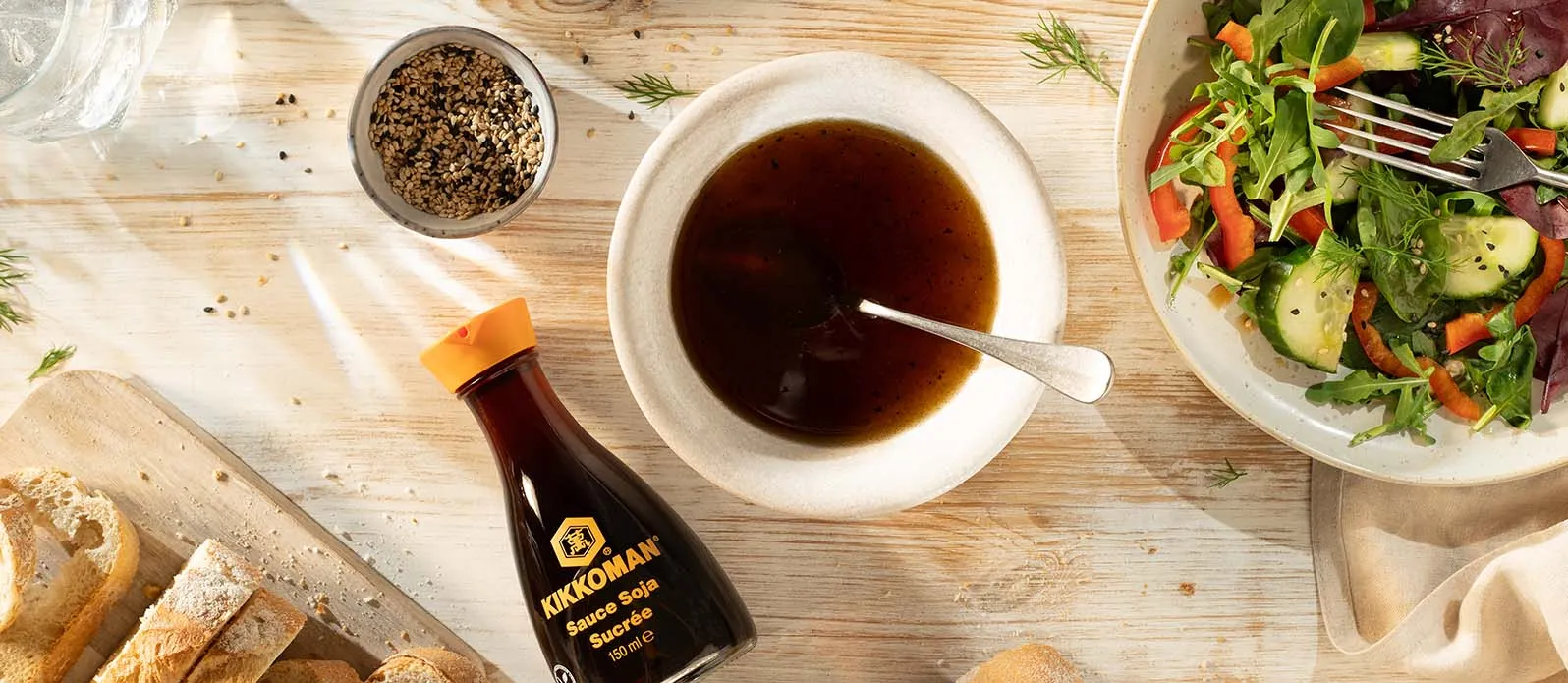 Sweet soy sesame vinaigrette