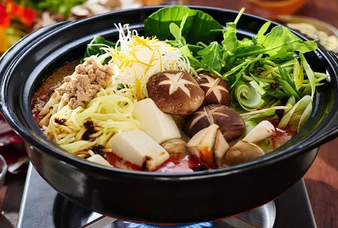 Dandan-style soy milk hot pot