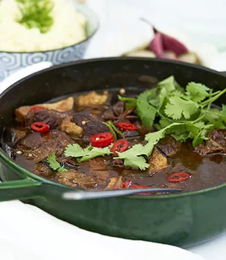 Pork cheeks with an Asian twist
