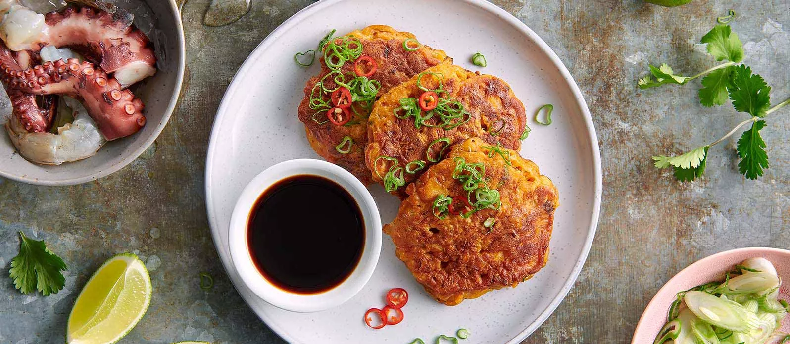 Juicy-seafood-pancakes