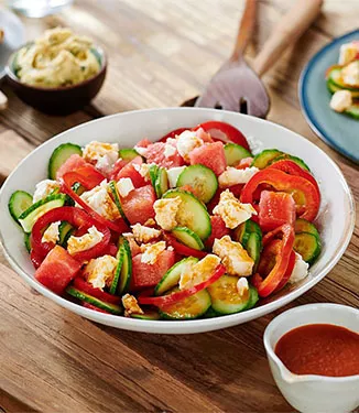 Cucumber and Melon Salad