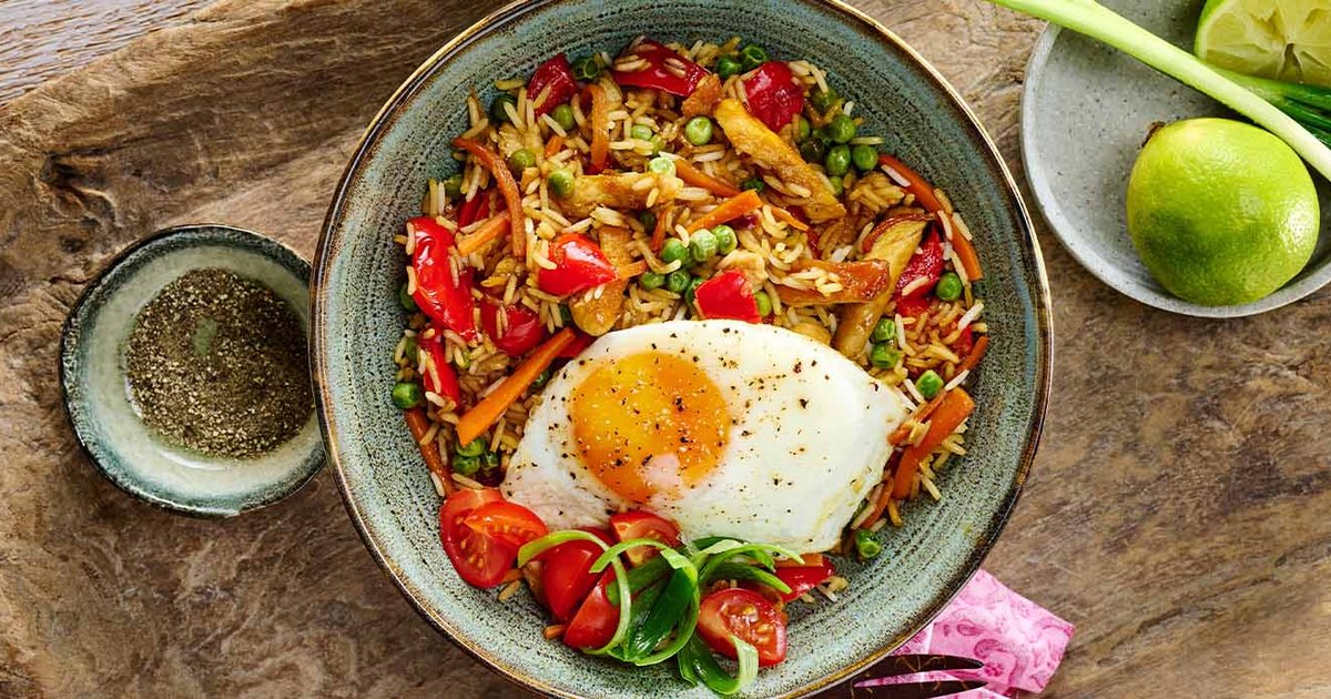 Nasi goreng with chicken, egg and sweet soy | Kikkoman