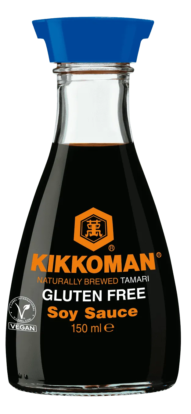 Kikkoman Naturally Brewed Tamari Gluten free Soy Sauce 150 ml dispenser