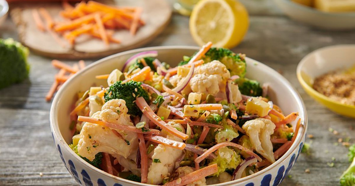 Salad of Broccoli and Cauliflower | Kikkoman