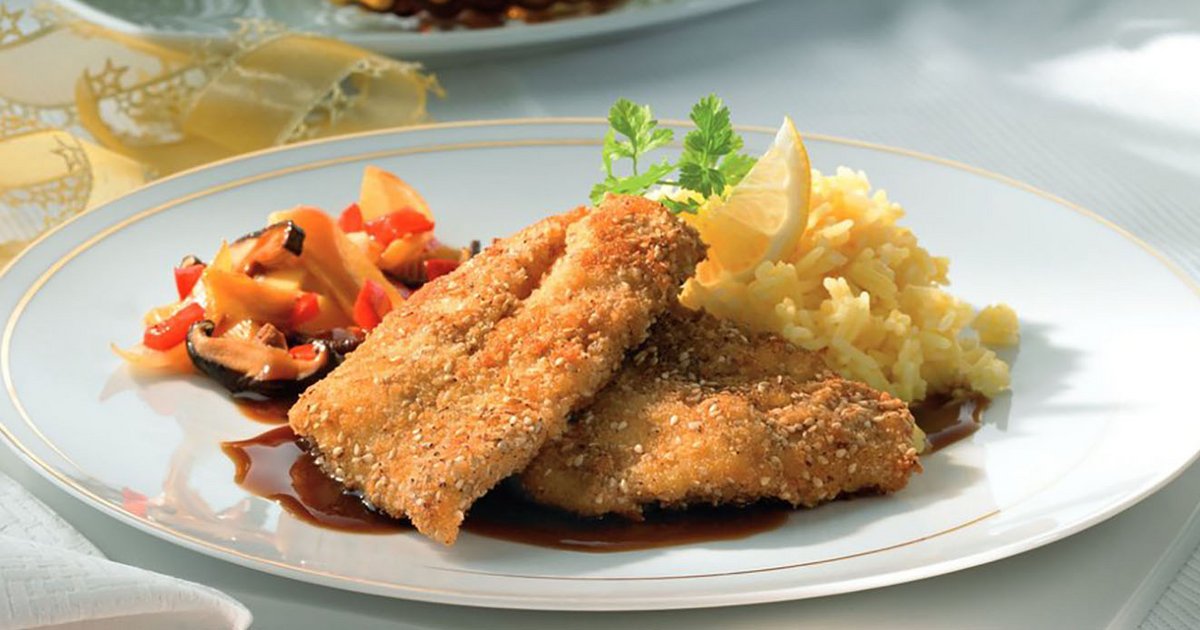 Sesame-Crusted Redfish | Kikkoman