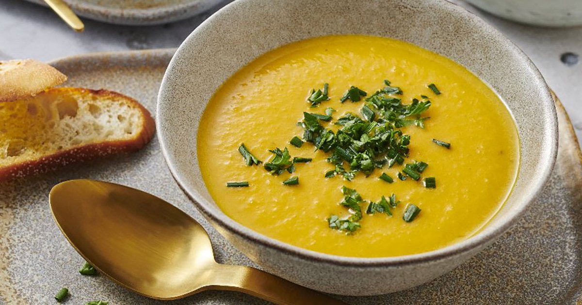 Easy Sweet potato and carrot soup | Kikkoman